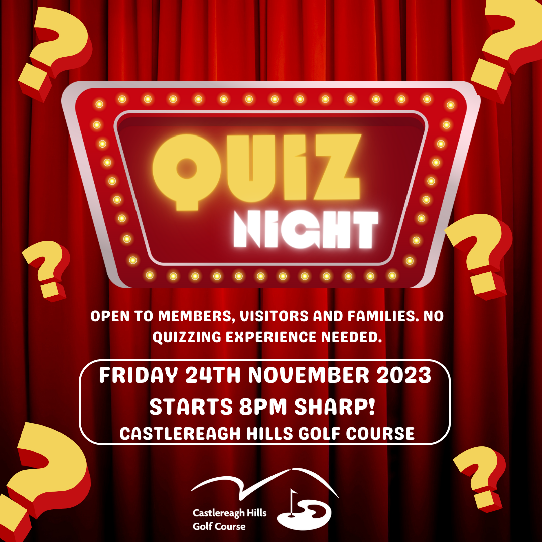 Quiz Night at Castlereagh Hills Golf Club! 