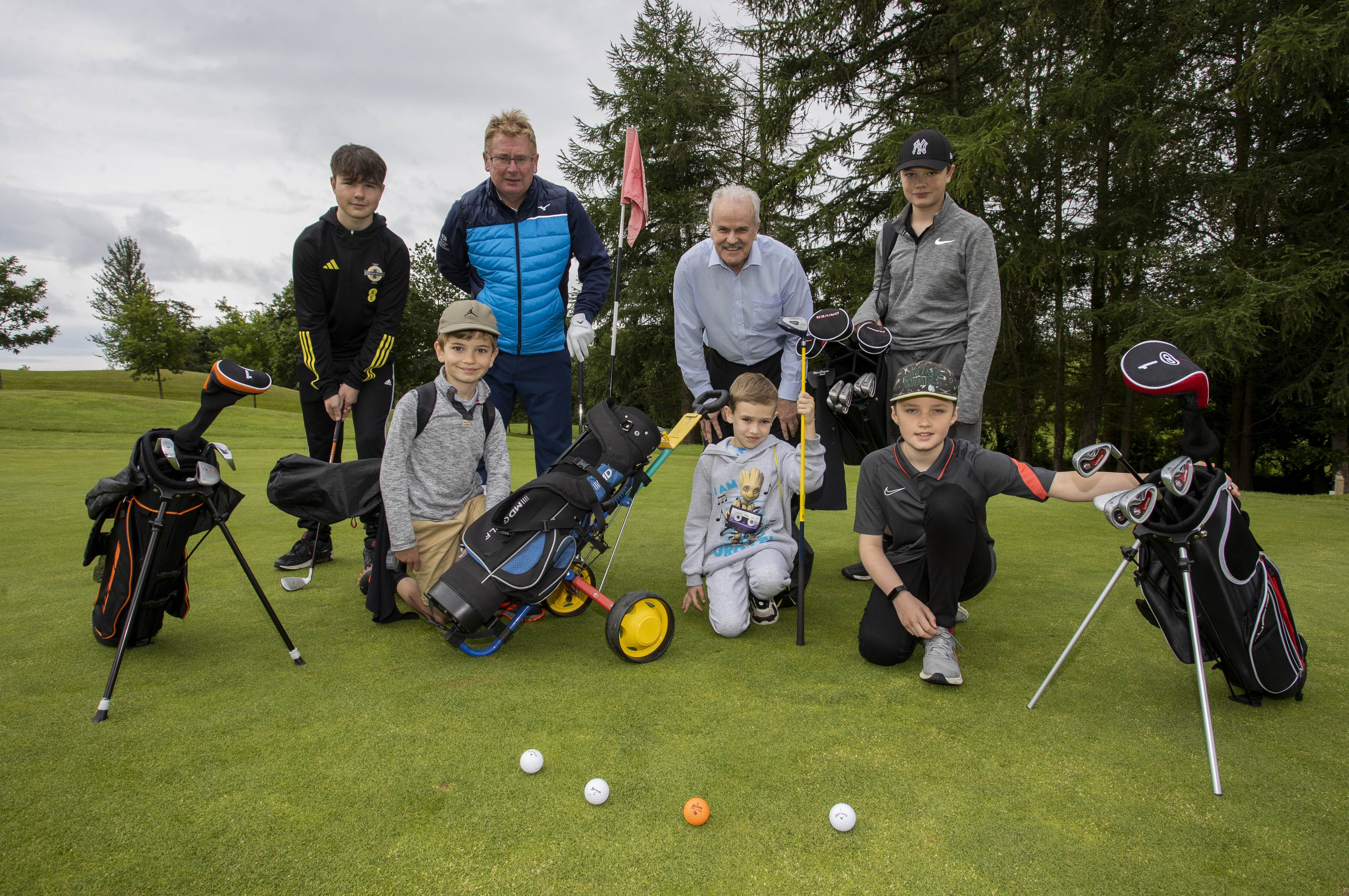 Summer Junior Golf Coaching Camp a Swinging Success at Castlereagh Hills and Aberdelghy Golf Courses