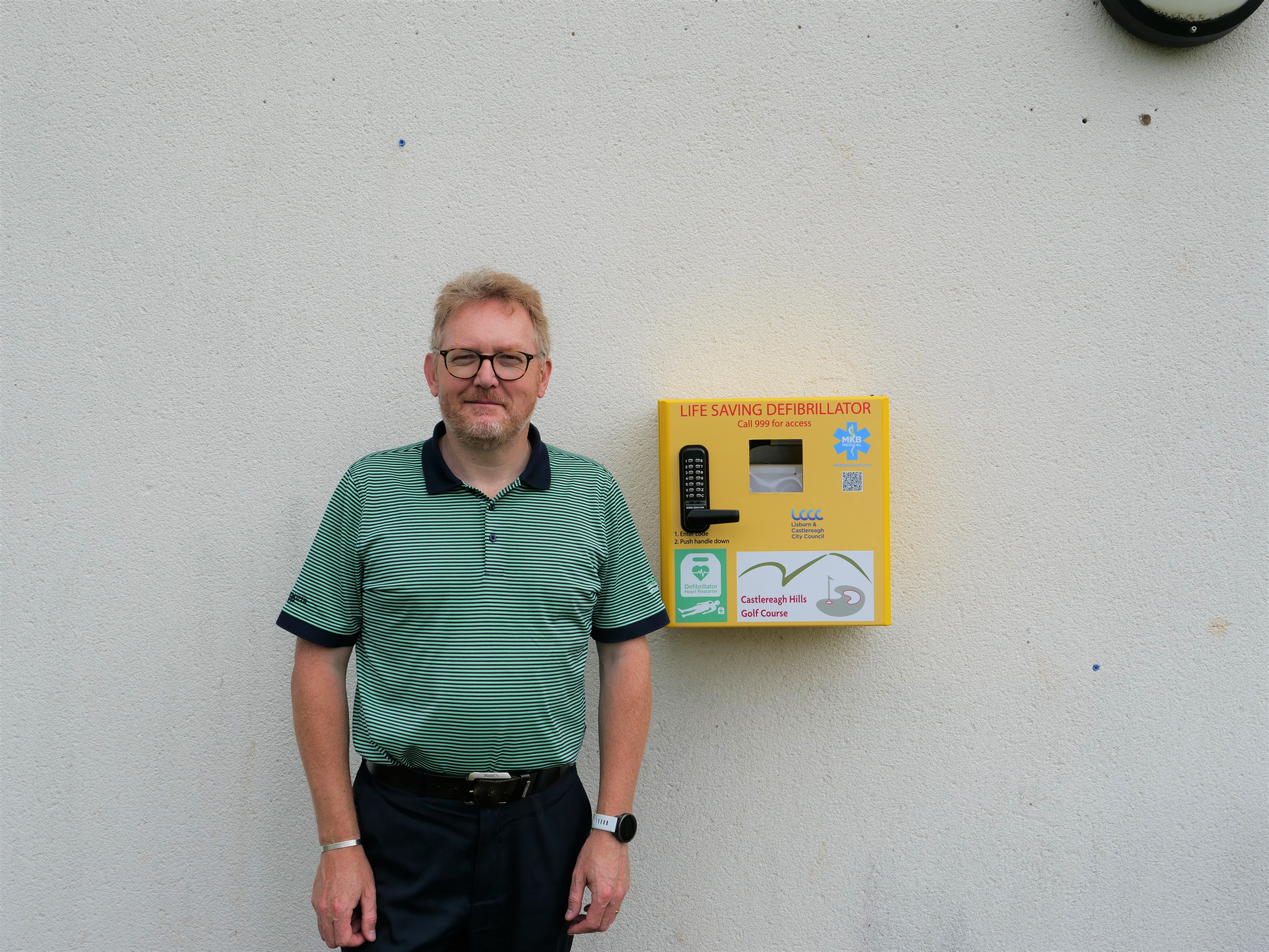 Life Saving Defibrillators Installed at Castlereagh Hills Golf Course and Aberdelghy Golf Course